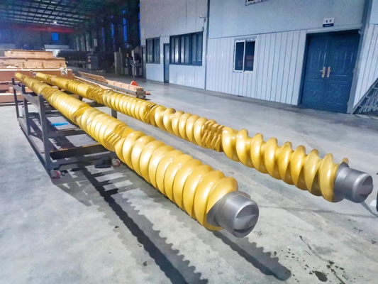 CTE extruder 2 Flighted Thansfer 3 Flighted Screw Elements สําหรับอุตสาหกรรมพลาสติก