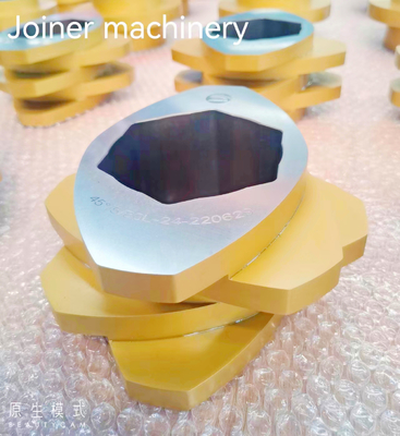 CTE extruder 2 Flighted Thansfer 3 Flighted Screw Elements สําหรับอุตสาหกรรมพลาสติก