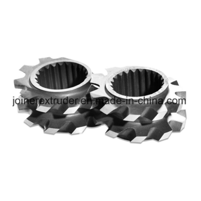 รูปแบบ 223 41CrAlMo7 38CrMoAl Twin Screw Counter Rotating Extruder สําหรับน้ํามันและผลงาน