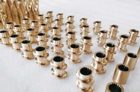 CTE extruder 2 Flighted Thansfer 3 Flighted Screw Elements สําหรับอุตสาหกรรมพลาสติก