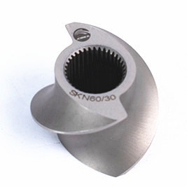 CTE extruder 2 Flighted Thansfer 3 Flighted Screw Elements สําหรับอุตสาหกรรมพลาสติก
