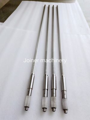 เพลาเครื่องอัดรีดสกรูคู่ทนทานต่อการขัดถูได้ดีสำหรับการผลิต PP, PE