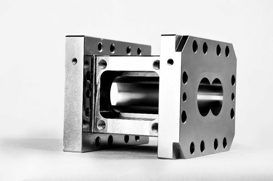 58 Double Screw Open Barrel, ชิ้นส่วนเครื่องจักร Extruder Twin ความแข็งสูง