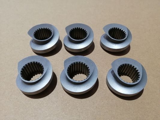 ส่วนประกอบการอัดรีดแบบสกรูคู่ดับด้วยสุญญากาศ พร้อมประสิทธิภาพความแข็งที่เหมาะสม HRC58-62