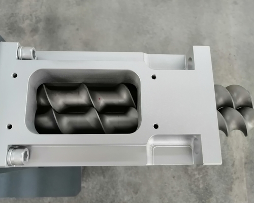 โคโรเตอเรติ่ง Twin Screw Extruders Side Feeder JCW63 ง่ายในการทําความสะอาดสําหรับโรงงานอาหารอุดตัน