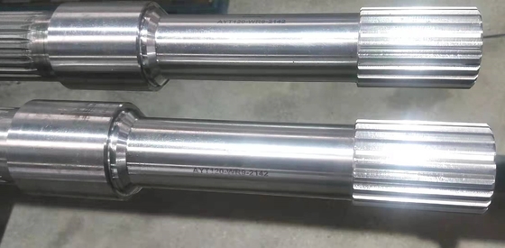40CrNiMoA วัสดุ Extruder shafts ด้วยระบบเย็นสําหรับอุตสาหกรรมอาหาร puffed โดย Joiner