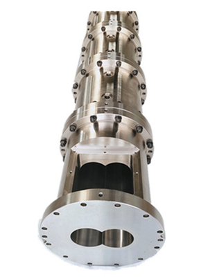 ชิ้นส่วนเครื่องจักรพลาสติก Cim460 Single Screw Barrels สำหรับอุตสาหกรรมปิโตรเคมี