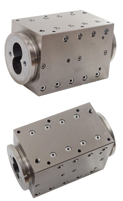 Buhler 155 Twin Screw Extruder Screws บาร์เรลสําหรับอุตสาหกรรมปิโตรเคมี