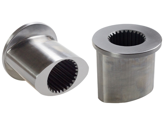 ความทนทานต่อการสวมหรือความทนทานต่อการกัดกรอง Twin Extruder Screw Element สําหรับอุตสาหกรรมปิโตรเคมี