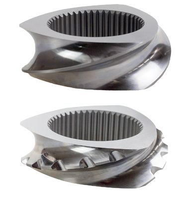 15.6-400 มิลลิเมตร ความกว้าง อะไหล่ extruder กลมคู่ การออกแบบและการสนับสนุนทางเทคนิควีดีโอ