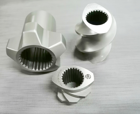 อุปกรณ์สกรู extruder พลาสติกคู่สวมสภาพสูงที่มีการรักษาการดับระยะว่าง
