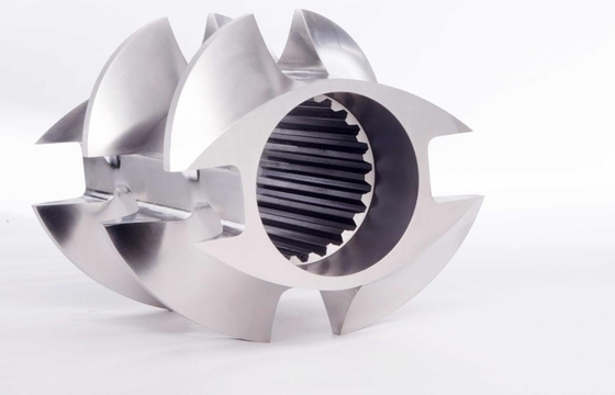 อุปกรณ์สกรู extruder พลาสติกคู่สวมสภาพสูงที่มีการรักษาการดับระยะว่าง