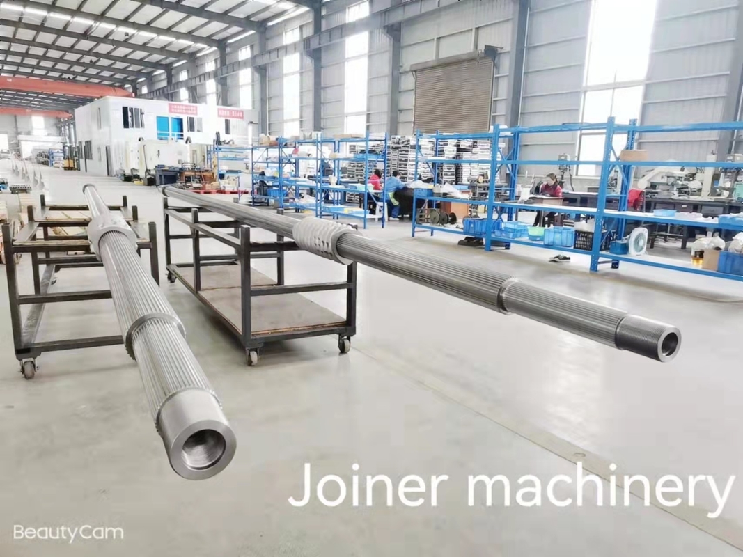 40CrNiMoA วัสดุ Extruder shafts ด้วยระบบเย็นสําหรับอุตสาหกรรมอาหาร puffed โดย Joiner
