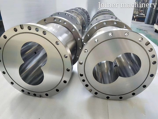 HIP Alloy Steel Barrel Cylinder สำหรับเครื่องอัดรีดสกรูคู่ของเยอรมนี