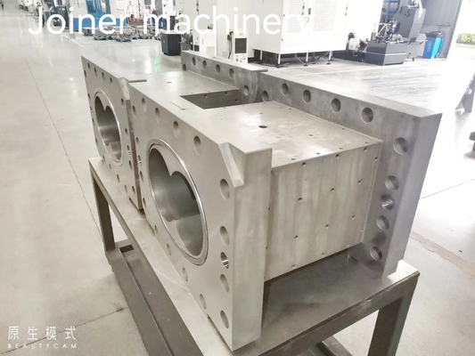 คอนโดเมนท์ extruder หมึกสองสกรู บาร์เรล CNC Machining สําหรับอุตสาหกรรมอาหาร puffed