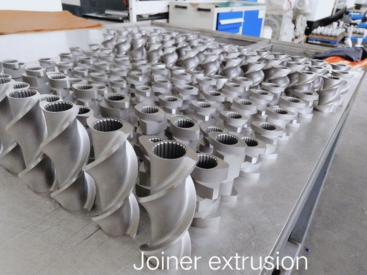 อุปกรณ์สกรูสองสกรู extruder kneading block screw elements สําหรับอาหารสัตว์เลี้ยงที่เป่า