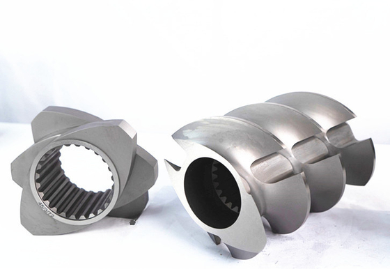 รูปแบบ 62 ทนทานการสวมใส่สปไลน์พลาสติก extruders สกรูส่วนประกอบสําหรับน้ํามัน