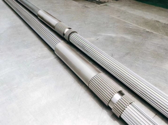 40CrNiMoA วัสดุ Twin Screw Extruder Shafts กับระบบเย็น
