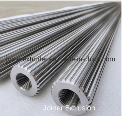 พลาสติก Twin Screw Extruder STS50 สกรูสปไลน์ shafts สําหรับอุตสาหกรรมอาหารสัตว์เลี้ยง