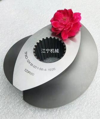 SAM10 D128/128 เครื่องบดสกรูคู่แบบบินเดียว สกรูทนทานต่อสกัดธาตุ