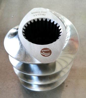 SKD11 เครื่องขัดเงา Extruder Machine Screw Elements สำหรับอุตสาหกรรมอาหารและอาหารสัตว์