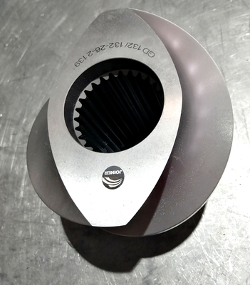 Involute Inner Spline Twin Screw Extruder Machine Components สำหรับเม็ด