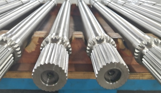 DH2F Twin Screw Extruder Machine ส่วนเพลาสำหรับการส่งและการเชื่อมต่อ