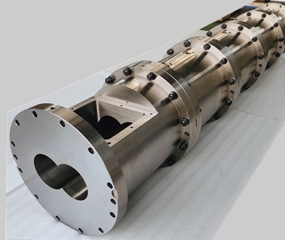 JSW การหมุนร่วมกันของ Twin Screw Extruder Screw Segments สําหรับสินค้า PPE