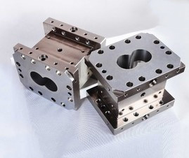 ส่วนเครื่องจักรพลาสติก Bimetallic Alloy PE Sheet PP PVC Pet Barrels Components
