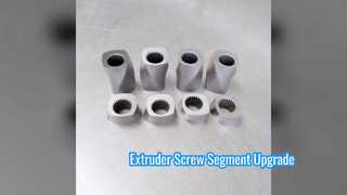 ZSE50 Screw Segment Kneading Block ชิ้นส่วนเครื่องอัดรีด